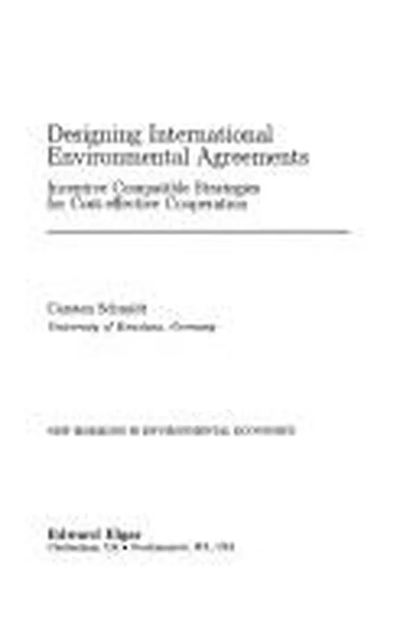 Capa de Designing International Environmental Agreements
