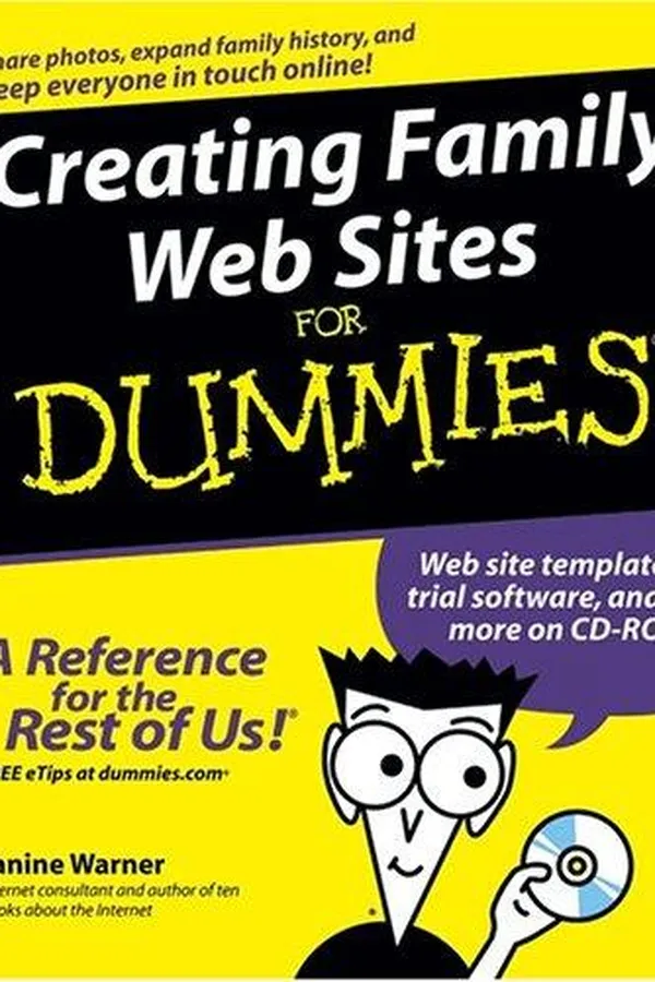 Capa de Creating family Web sites for dummies