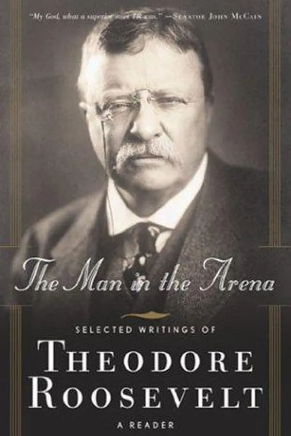 Capa de The man in the arena