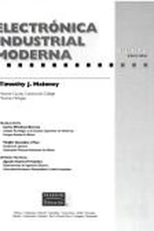 Capa de Electronica Industrial Moderna