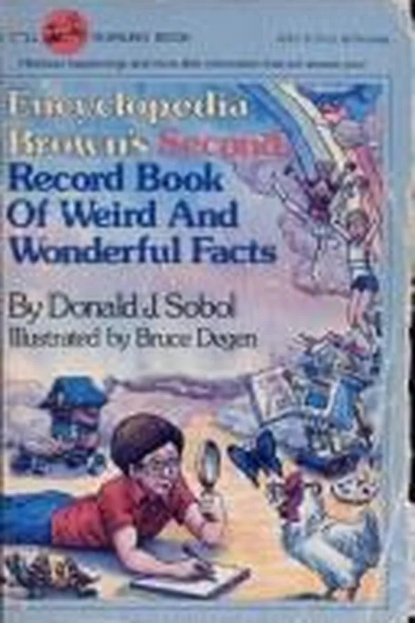 Capa de Encyclopedia Brown's second record book of weird and wonderful facts