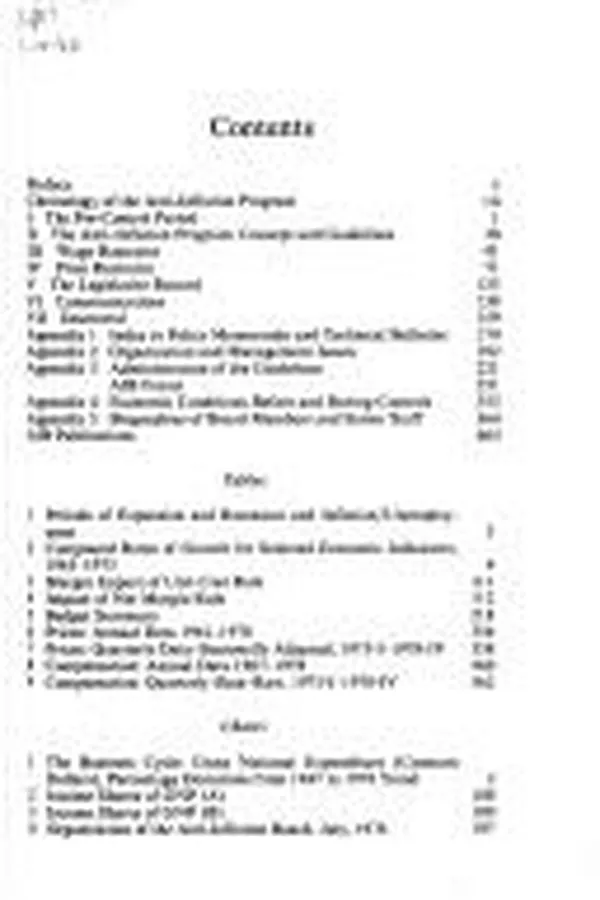 Capa de Chronicles of the Anti-Inflation Board