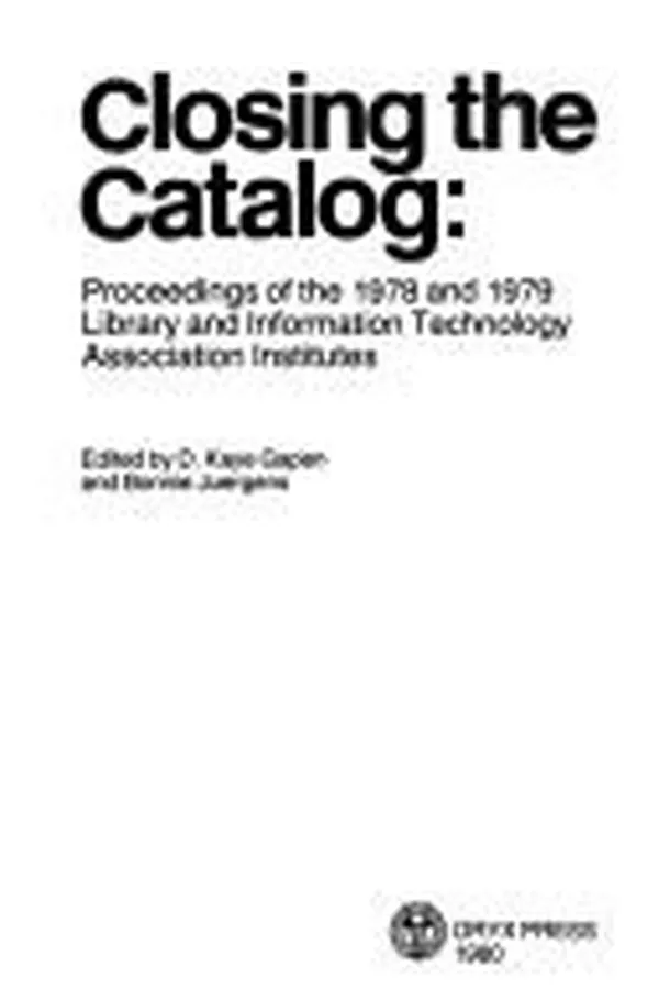 Cover of Closing the Catalog