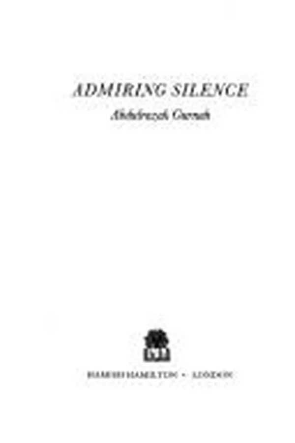 Capa de Admiring silence