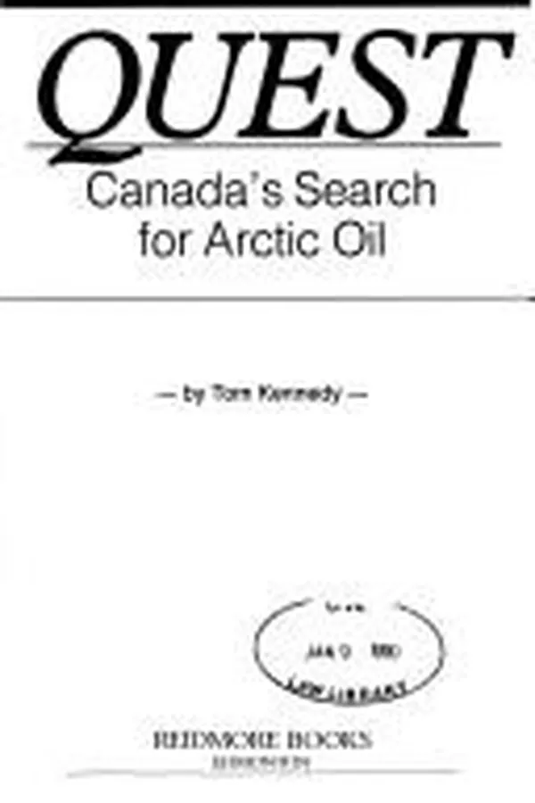 Capa de Quest : Canada's search for Arctic oil