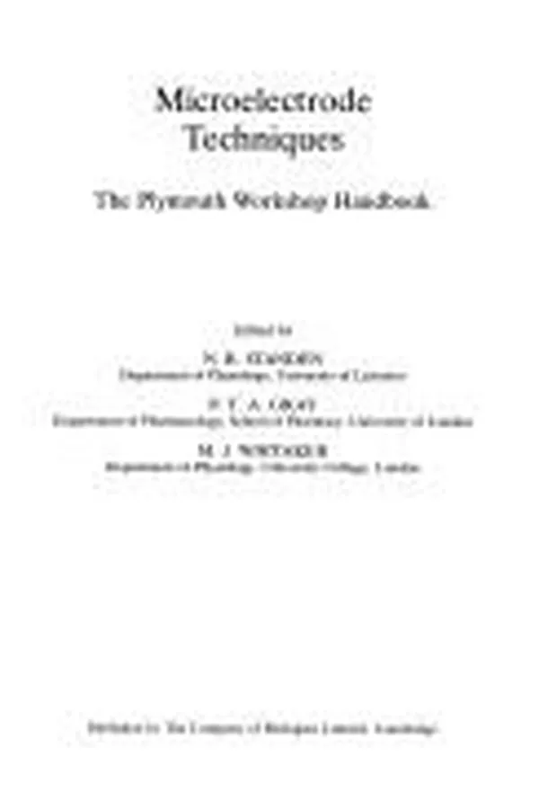 Capa de Microelectrode techniques