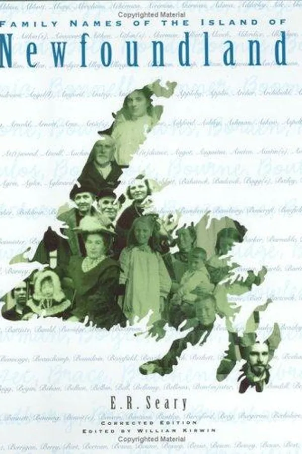 Capa de Family names of the Island of Newfoundland