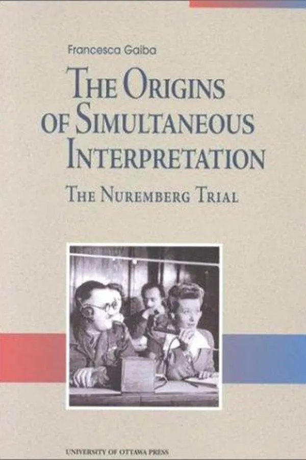 Capa de The origins of simultaneous interpretation