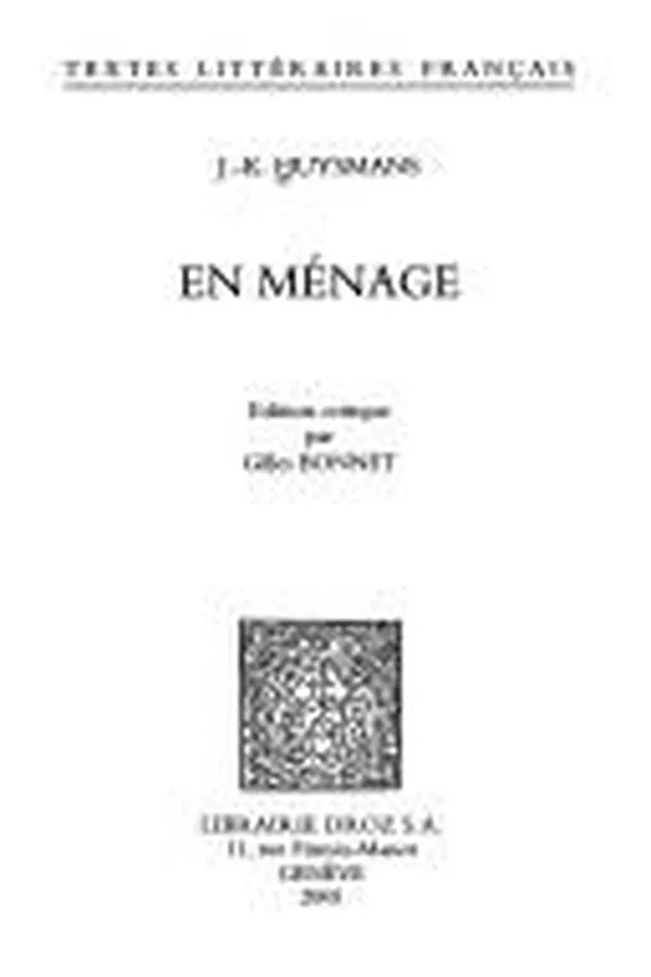 Capa de En ménage
