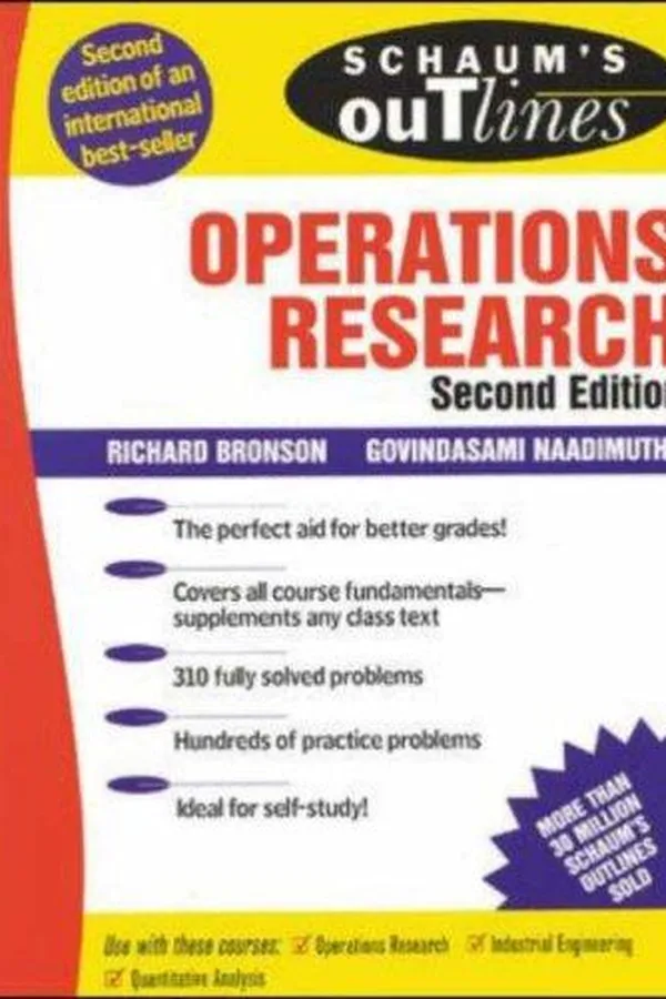 Capa de Schaum's outline of theory and problems of operations research