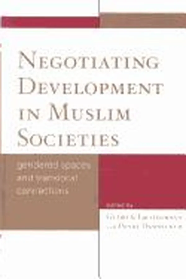 Capa de Negotiating development in Muslim societies
