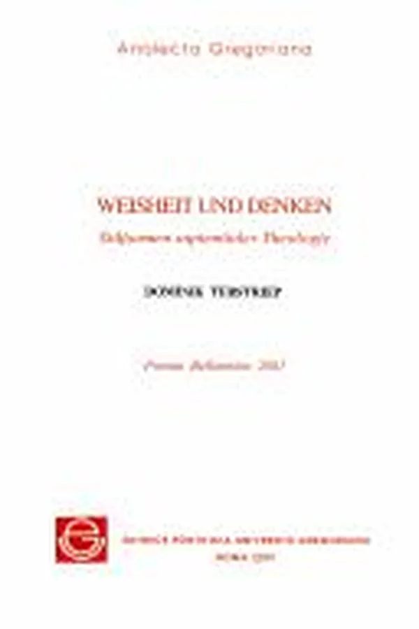 Capa de Weisheit und Denken