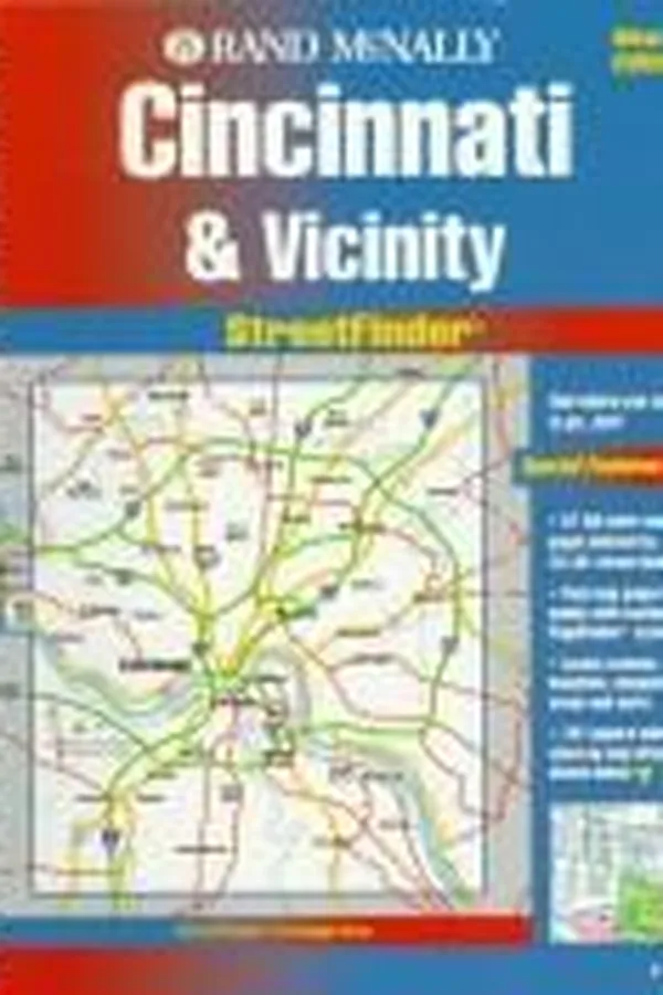 Capa de Rand McNally Cincinnati Streetfinder (Streetfinder Atlas)