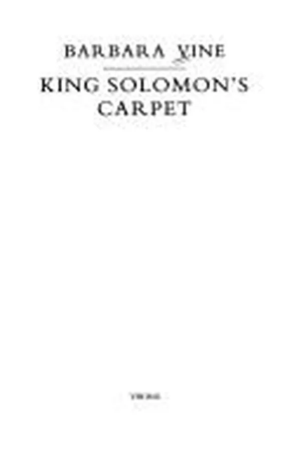 Capa de King Solomon's carpet