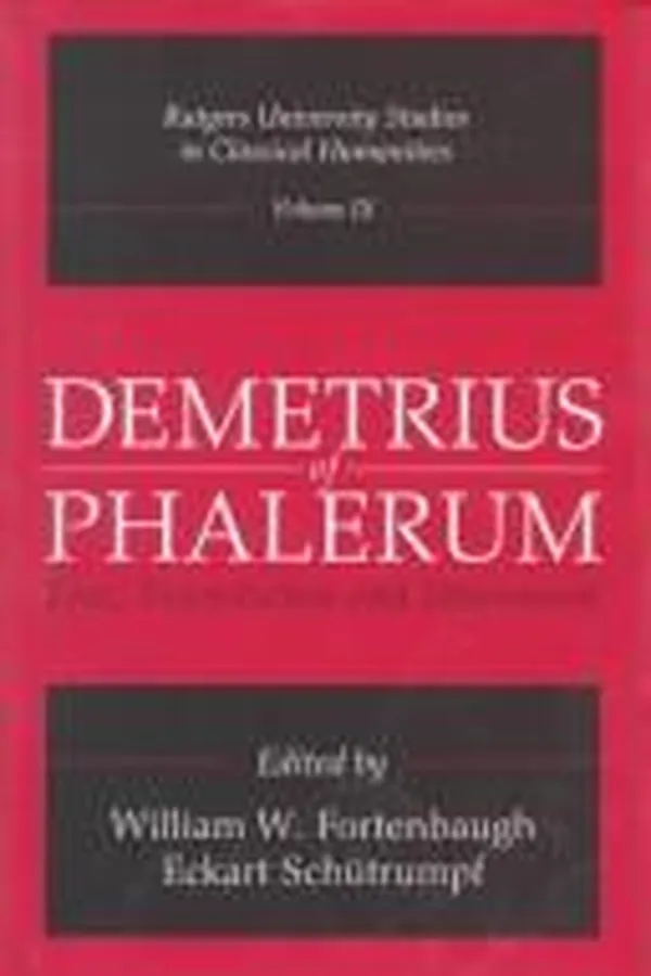 Capa de Demetrius of Phalerum