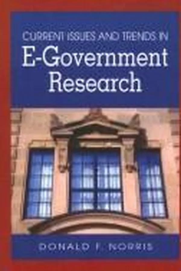 Capa de Current issues and trends in e-government research