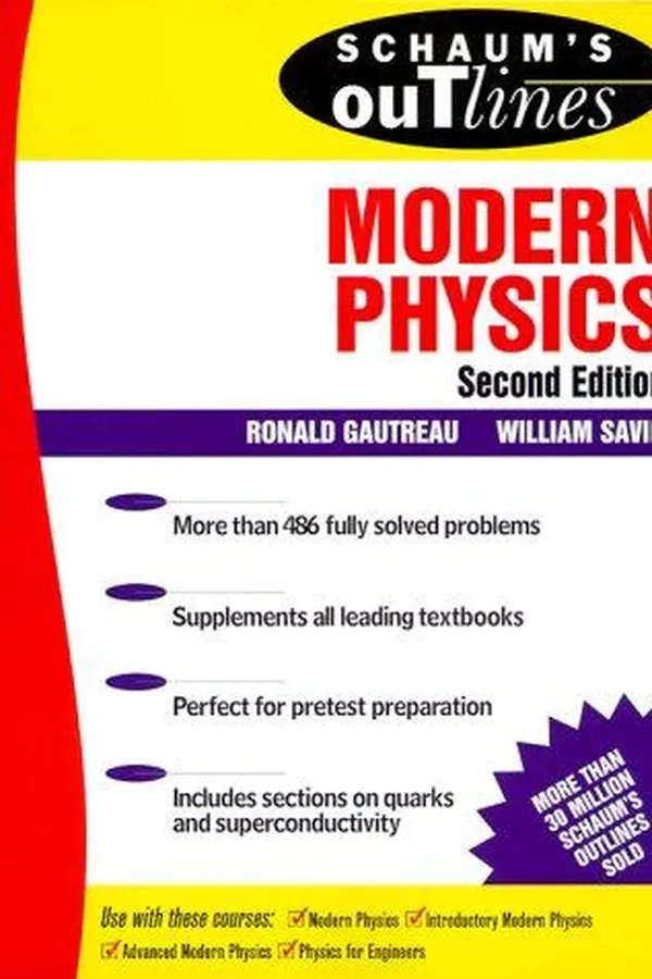 Capa de Schaum's outline of theory and problems of modern physics