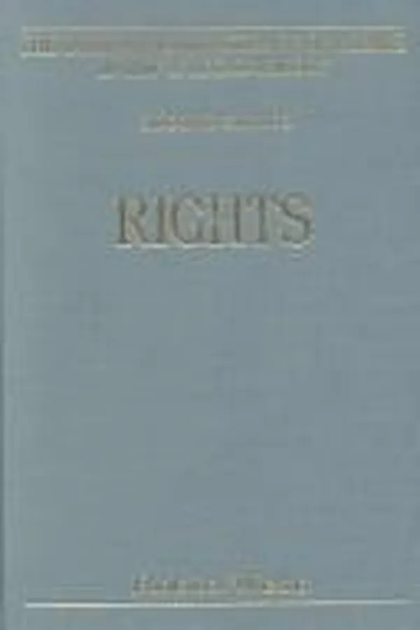 Capa de Rights (International Library of Essays in Law and Legal Theory (Second Series).)