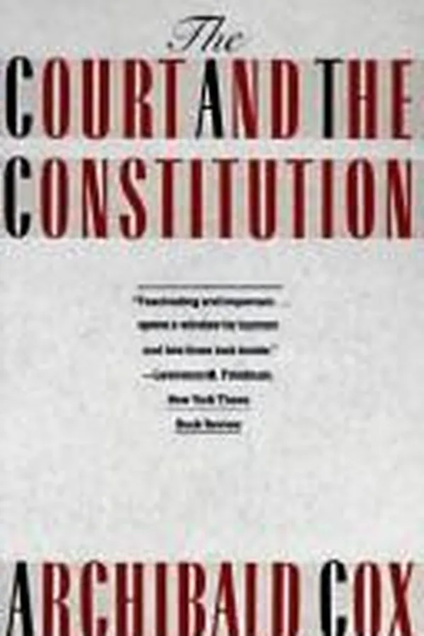 Cover of The court and the constitution