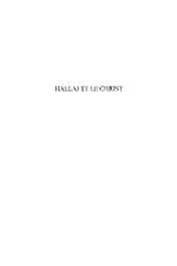 Capa de Hallaj et le Christ