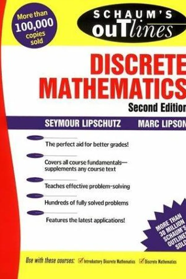 Capa de Schaum's outline of theory and problems of discrete mathematics