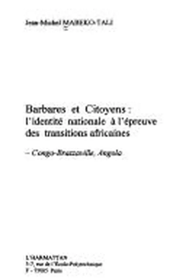 Capa de Barbares et citoyens