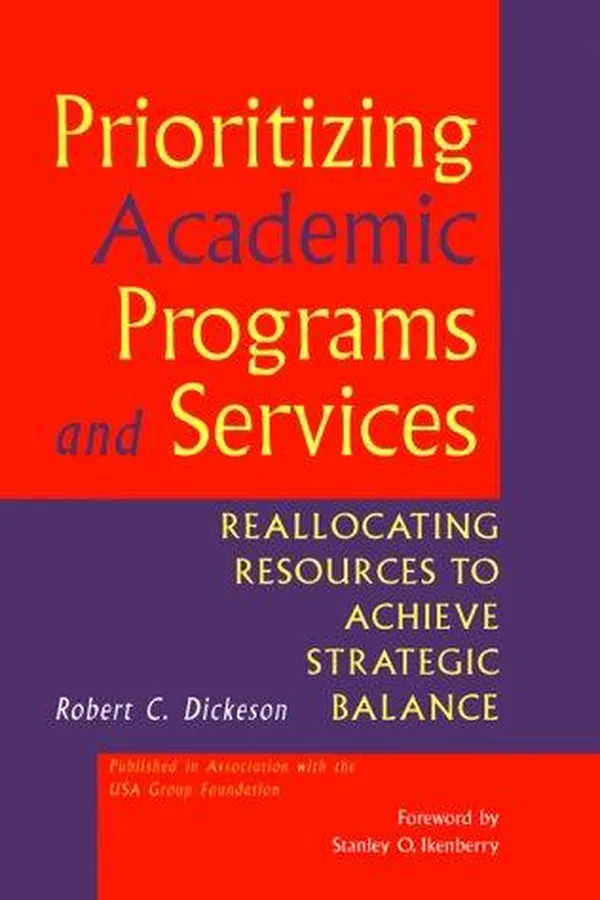 Capa de Prioritizing academic programs and services