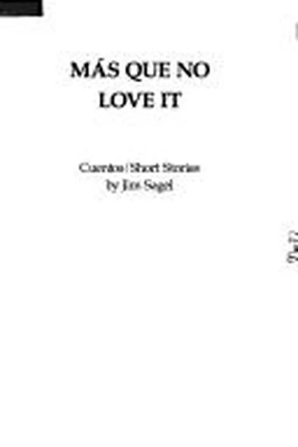 Capa de Más que no love it