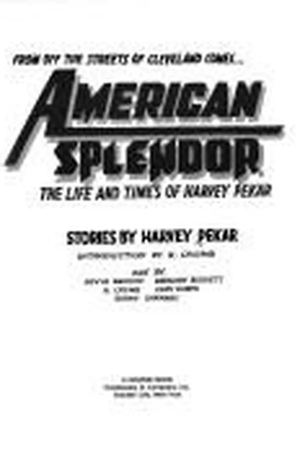 Capa de American splendor