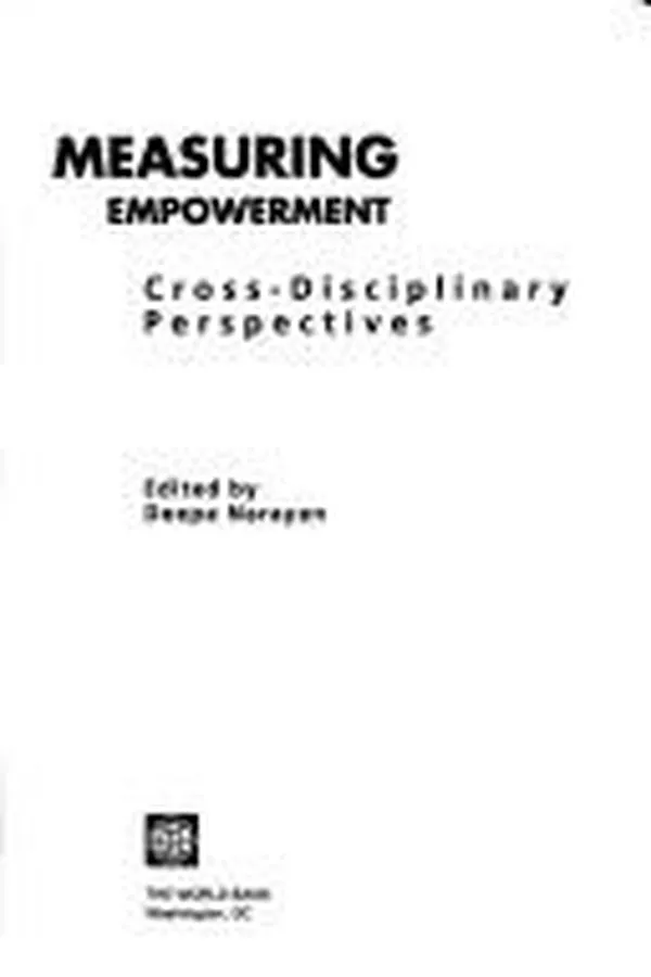 Cover of Measuring empowerment