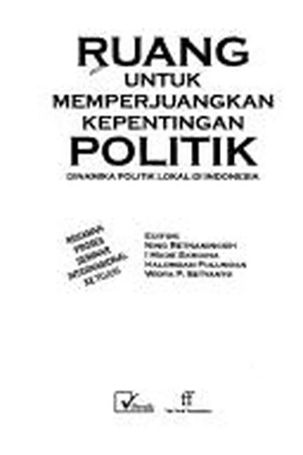 Capa de Ruang untuk memperjuangkan kepentingan politik