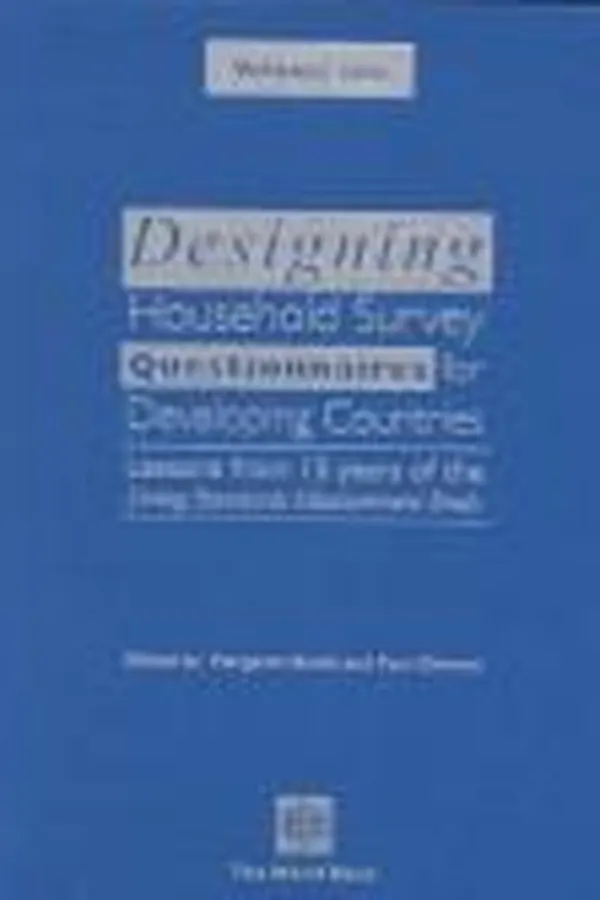 Capa de Designing household survey questionnaires for developing countries : lessons from 15 years of the living standards measurement study