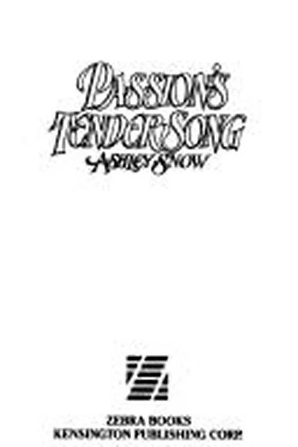 Cover of Passion's tender song