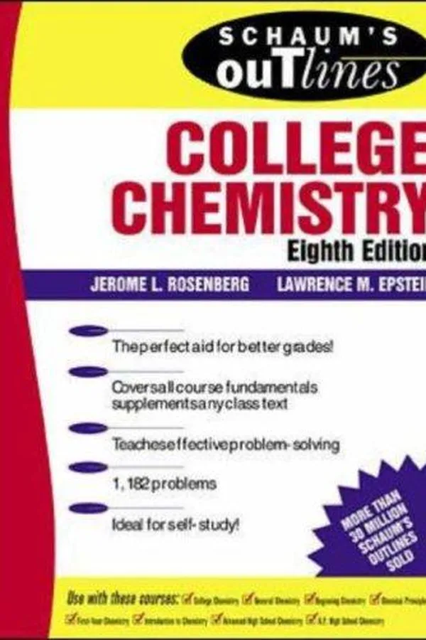 Capa de Schaum's outline of theory and problems of college chemistry