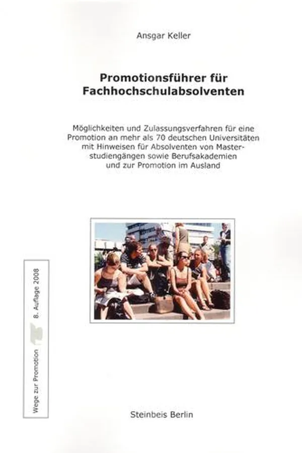 Capa de Promotionsmöglichkeiten von Fachhochschulabsolventen an Universitäten