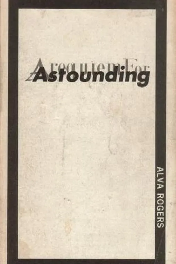 Capa de A Requiem for Astounding