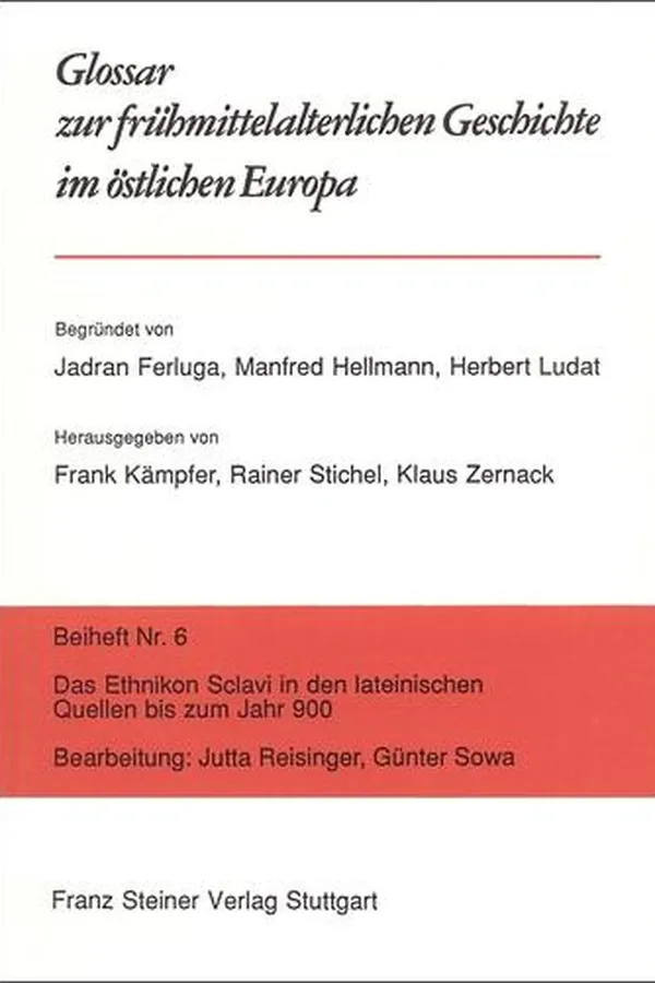Capa de Das Ethnikon Sclavi in den lateinischen Quellen bis zum Jahr 900