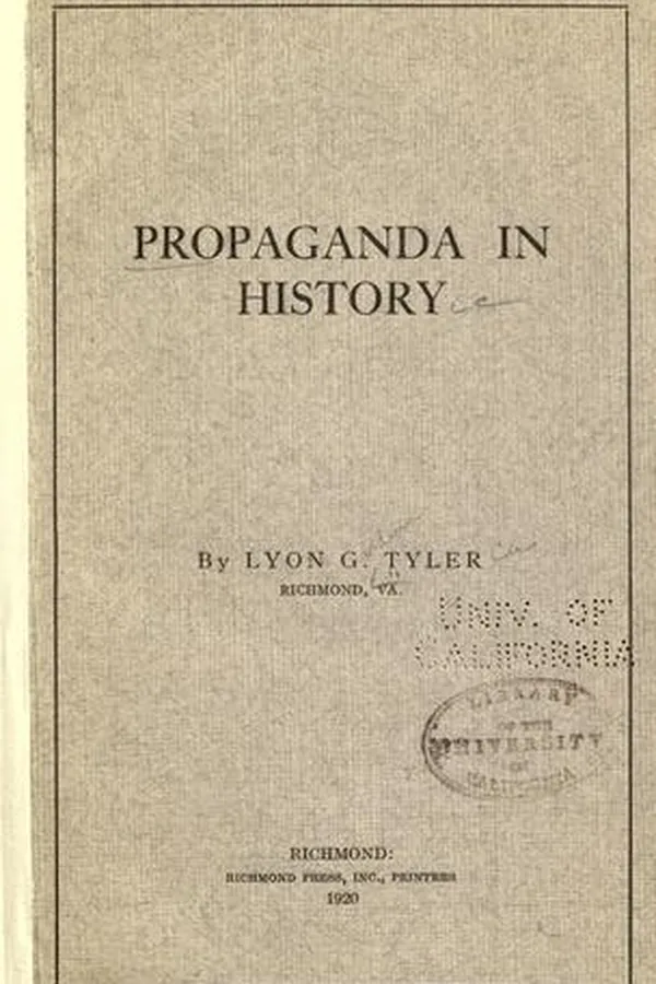 Capa de Propaganda in history