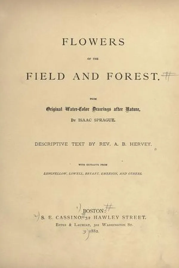 Capa de Flowers of the field and forest
