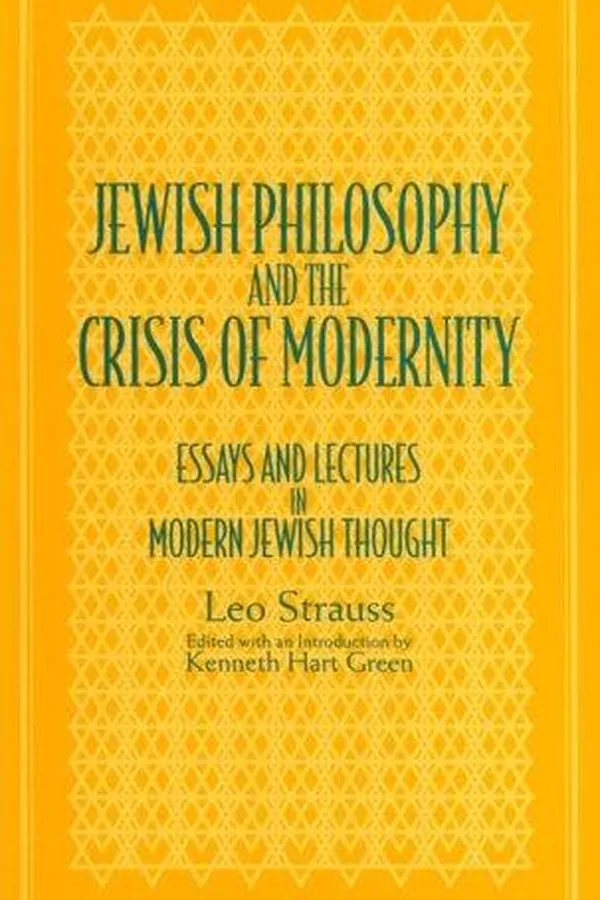 Capa de Jewish philosophy and the crisis of modernity