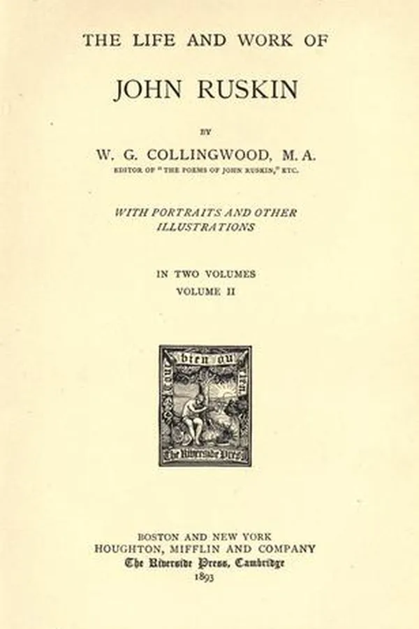 Capa de The life and work of John Ruskin