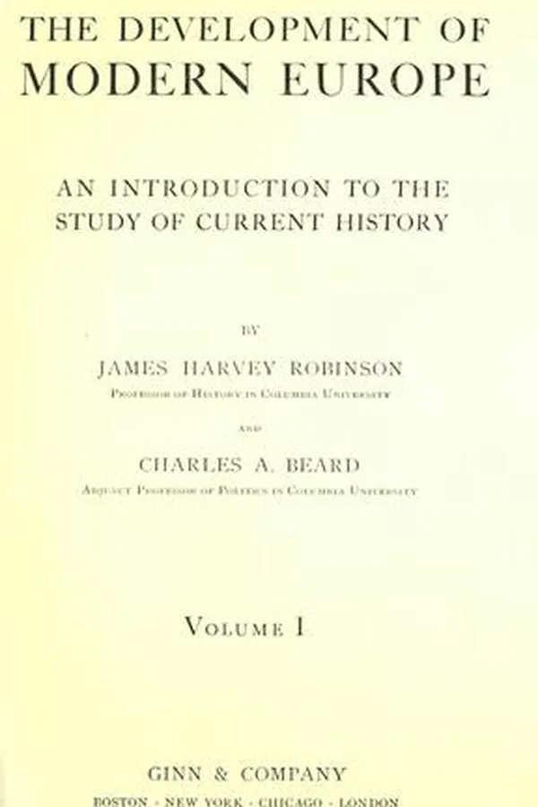 Capa de The development of modern Europe
