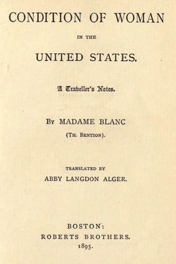 Capa de The condition of woman in the United States
