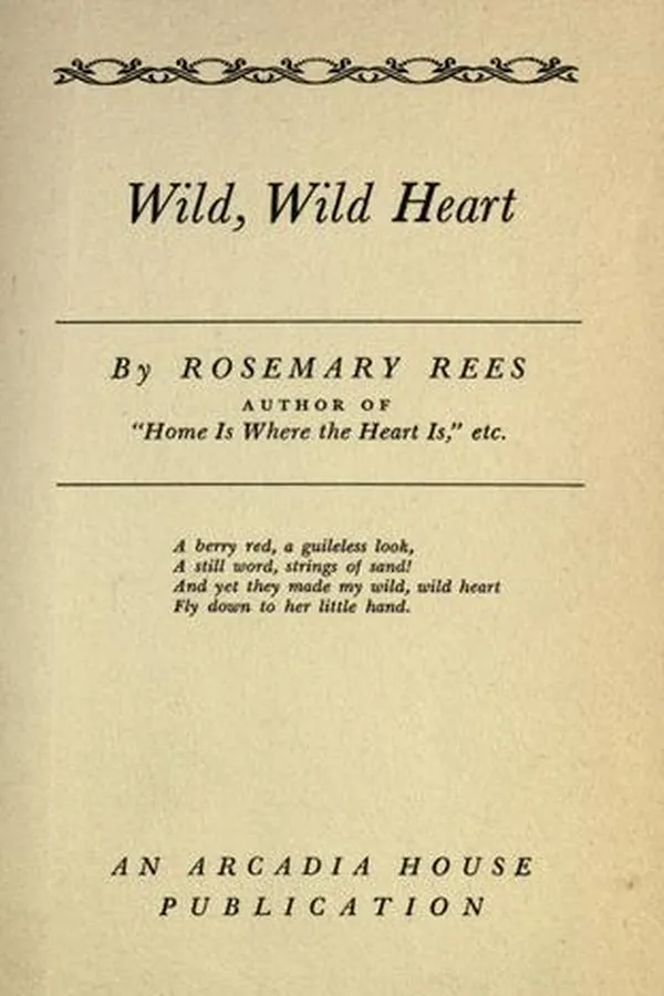 Capa de Wild, Wild Heart