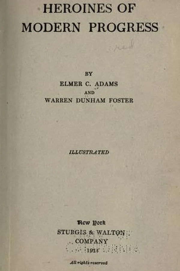 Capa de Heroines of modern progress