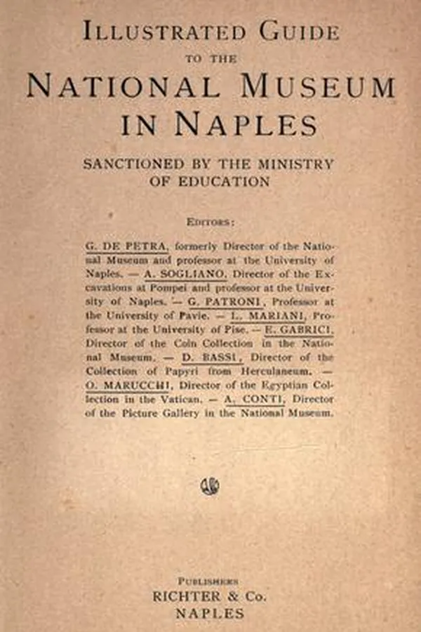Capa de Illustrated guide to the National museum in Naples