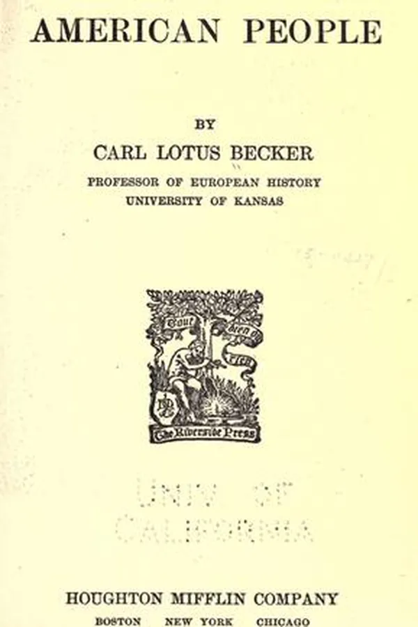 Capa de Beginnings of the American people