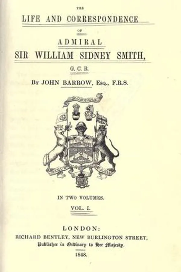 Capa de The life and correspondence of Admiral Sir William Sidney Smith, G.C.B