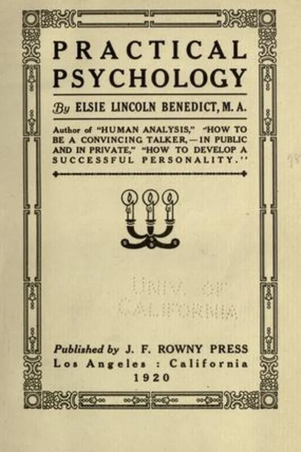 Capa de Practical Psychology
