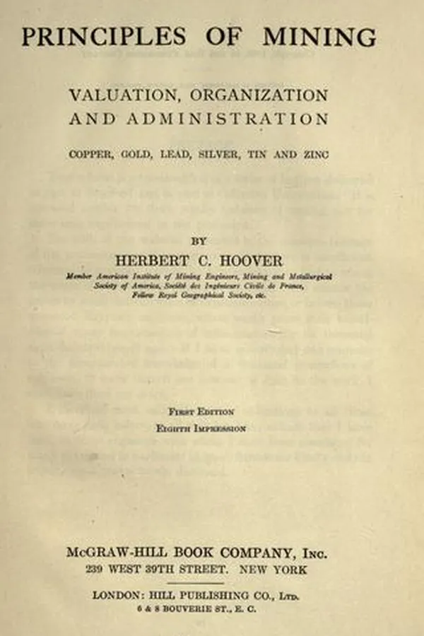Capa de Principles of mining